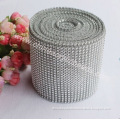 2016 silver 24rows new wedding cake box diamond mesh wrap diamond sticker fabric trimming
